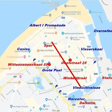 Sauvignon Centrum Met Garagestaanplaats * Ostenda