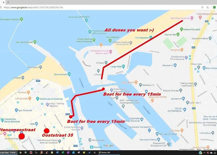 Sauvignon Centrum Met Garagestaanplaats * 奥斯滕德